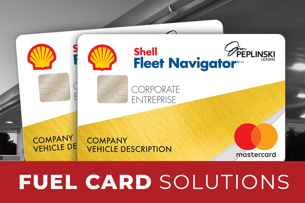 Shell Fleet Navigator fuel cards on display